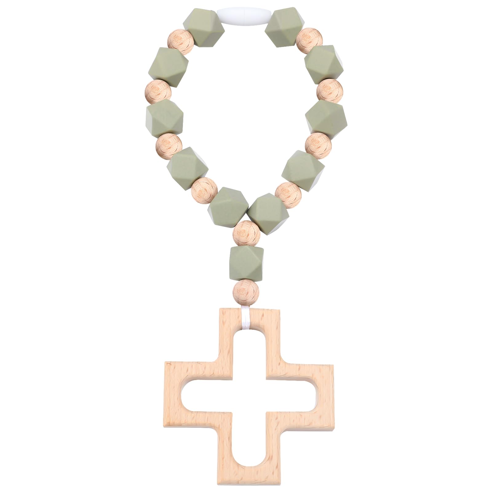 Landical rosary measures 9.8 inches, easy to handle for little hands.