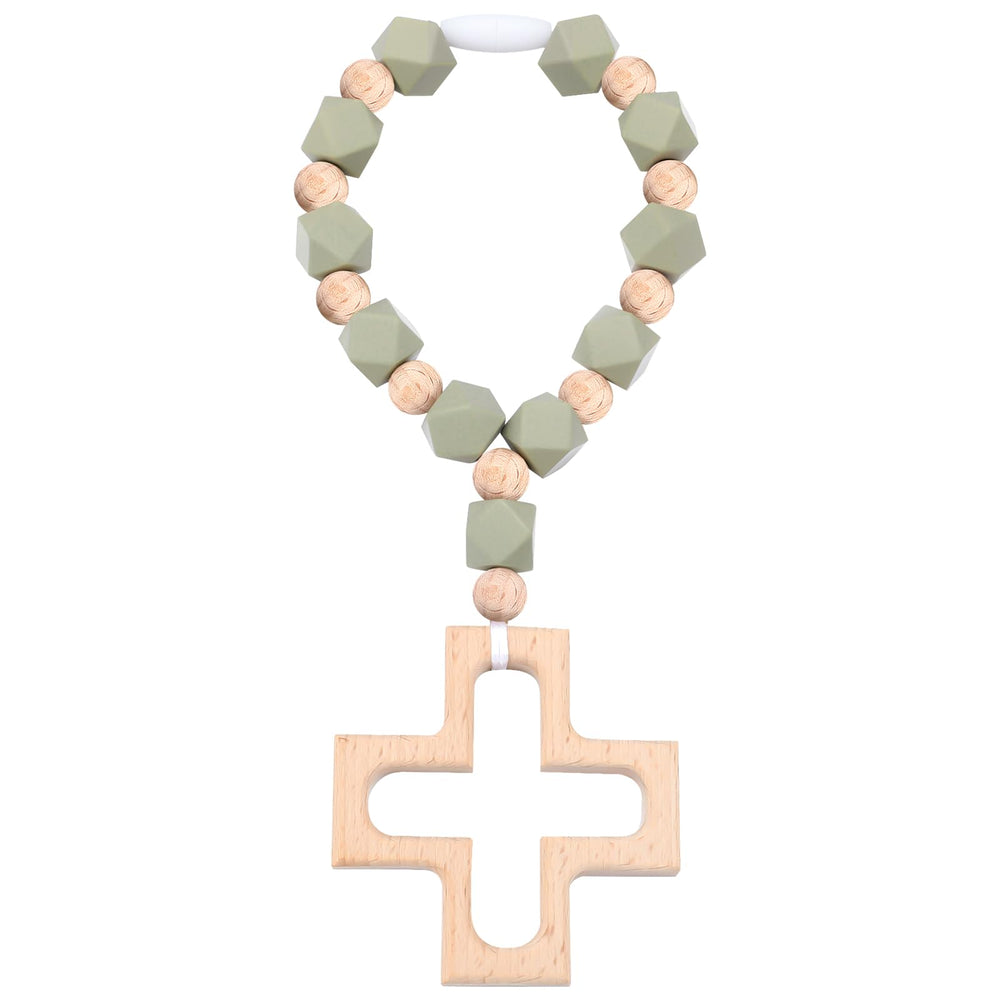 Landical rosary measures 9.8 inches, easy to handle for little hands.