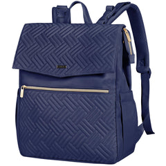 LANDICI diaper bag backpack exterior pockets for quick access to baby essentials.