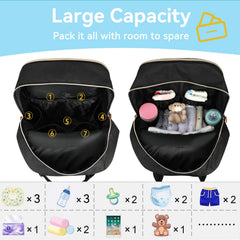 LANDICI stroller straps attach securely for hands-free use