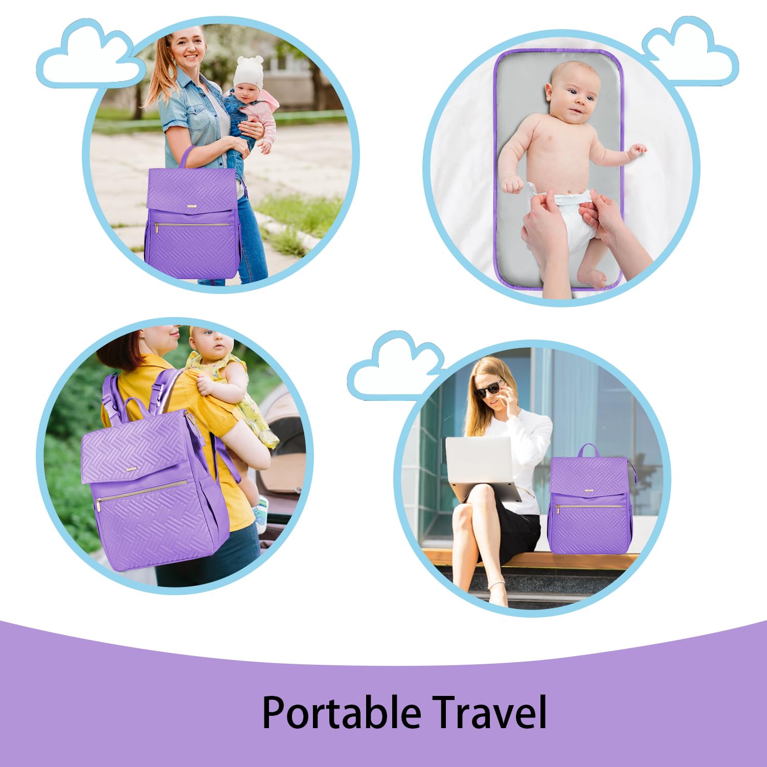 LANDICI versatile use for work, travel, and family outings.