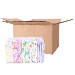Landofgenie leaf-pattern diaper with tabs supports mobility and dryness.
