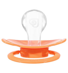 Landofgenie bear-shaped pacifier closeup showing playful design and comfortable fit.