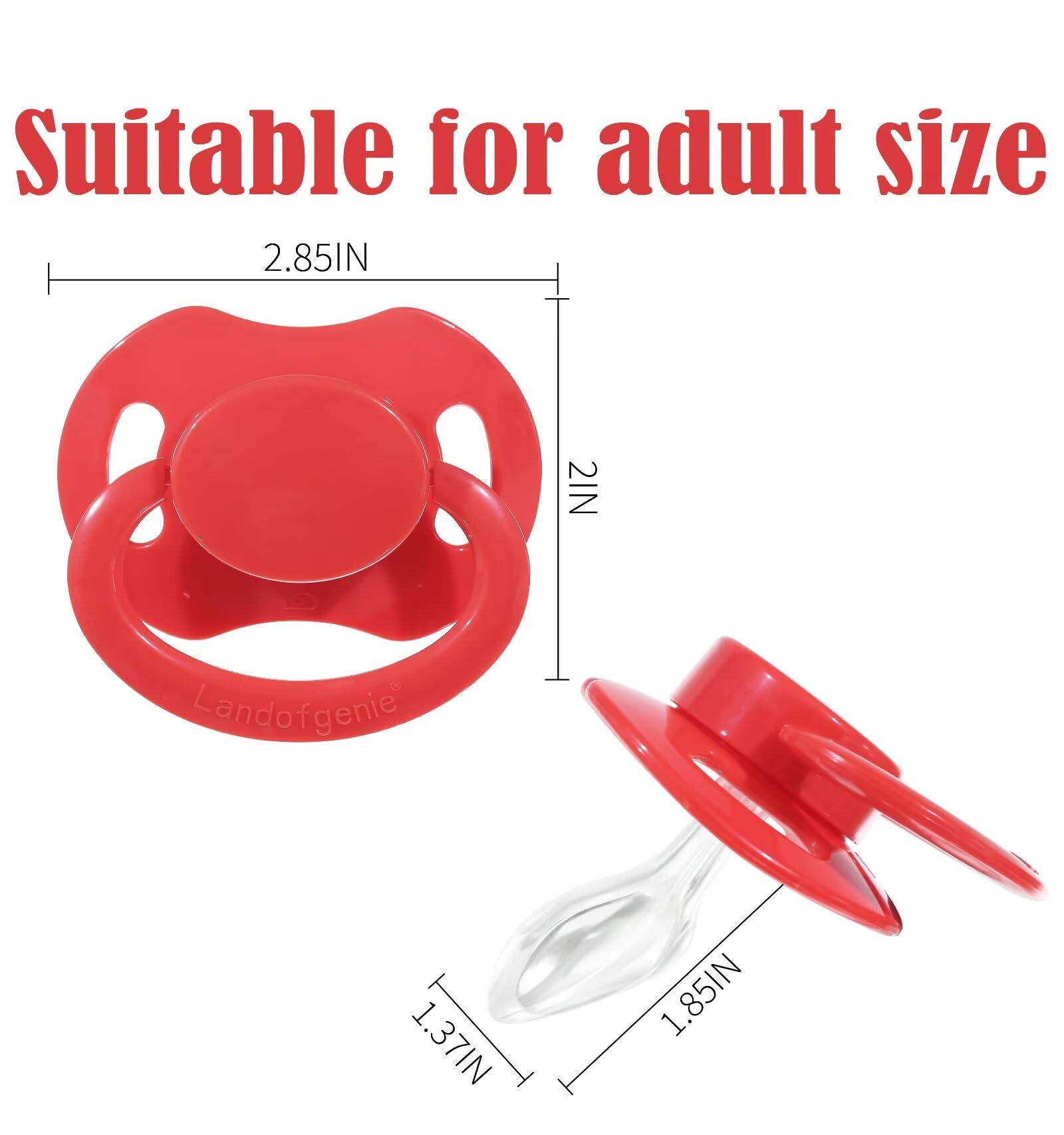 Landofgenie pacifier in use supports calming bedtime moments.
