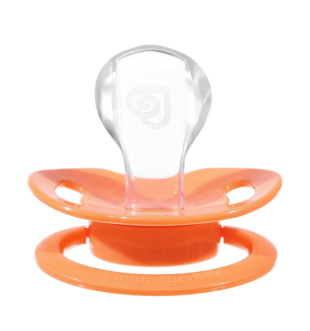 Landofgenie BPA-free silicone head detail highlights safe everyday use.