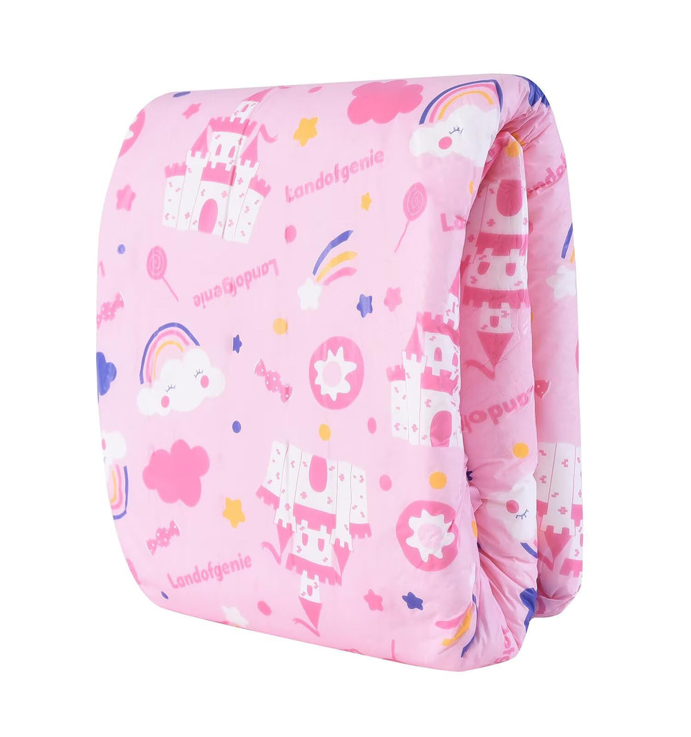 Landofgenie Candy Castle backsheet resists sagging and blocks odors