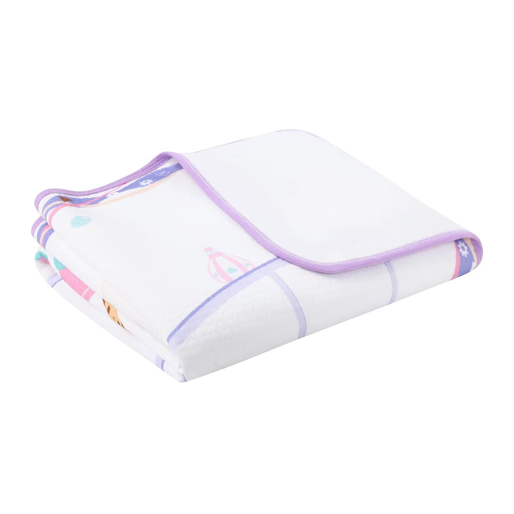 Landofgenie colorfast bed pad for everyday care.