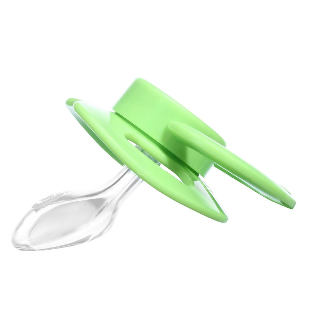 DIY decoratable head and handle for mix-and-match with green accents.