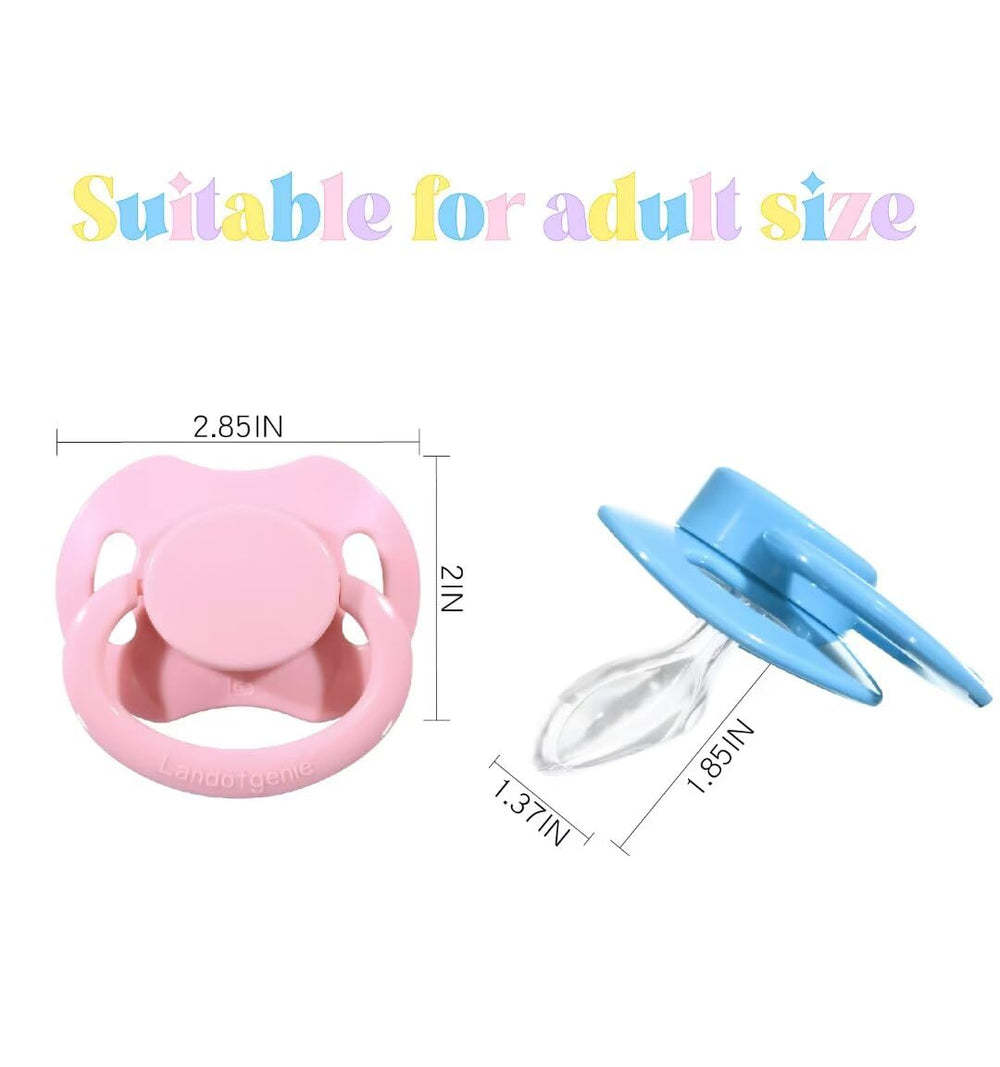 Landofgenie DIY decorating pacifier parts for mix-and-match.