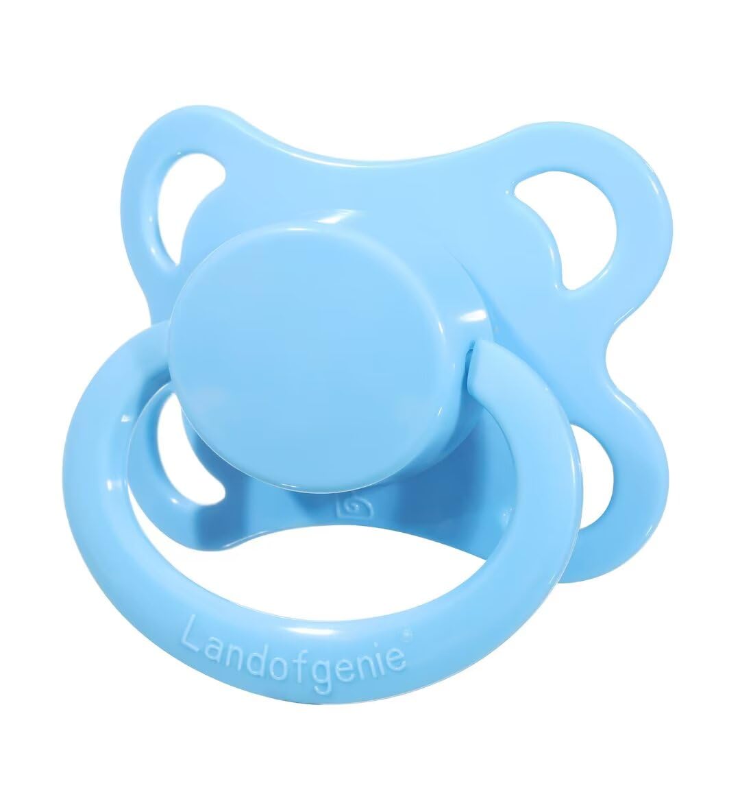 Landofgenie large shield pacifier blue, relaxing night-time comfort for adults
