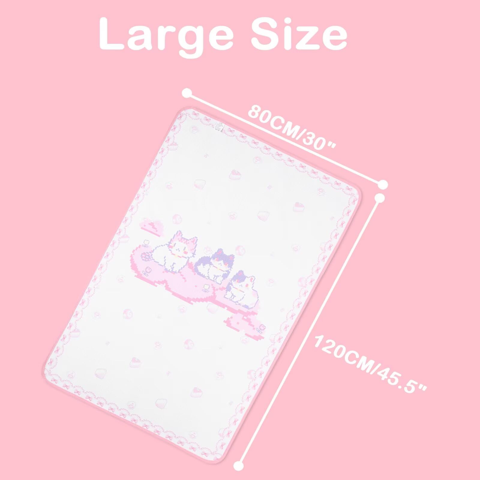 Landofgenie machine washable bed pad for easy reuse