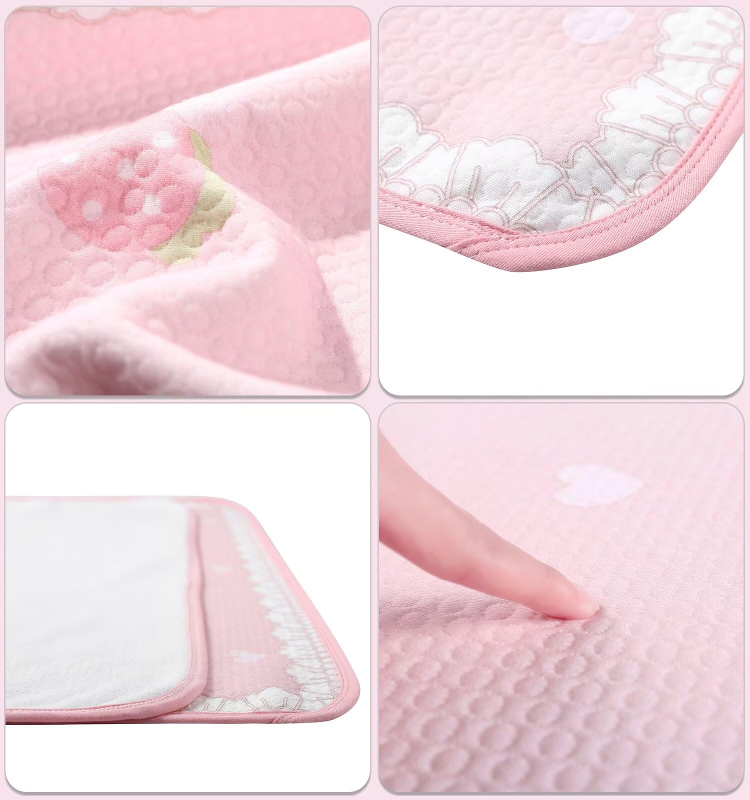Non-slip bottom design helps keep the protector in place during movement.