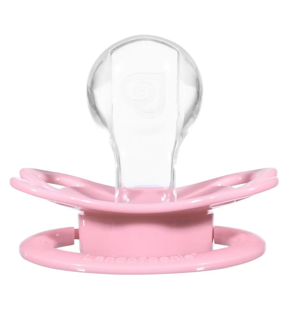 Landofgenie shield logo detail enhances stylish sensory aid.