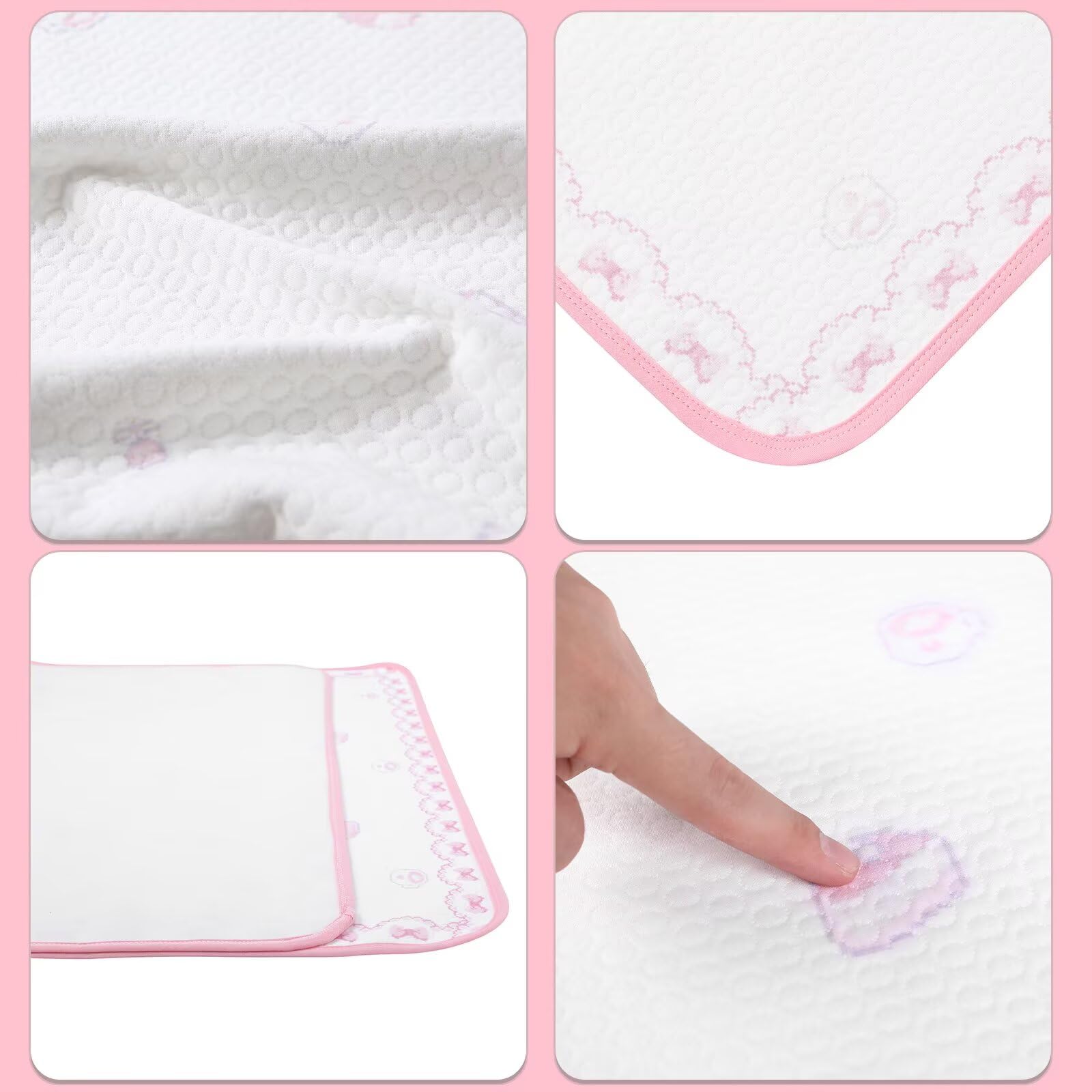 Landofgenie soft cotton top layer for skin comfort