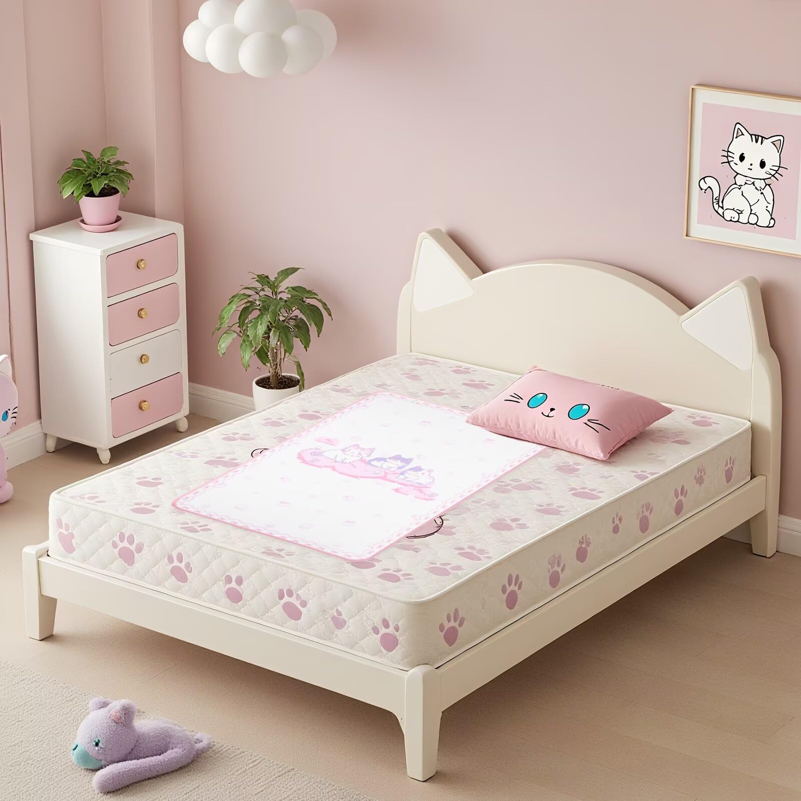 Landofgenie three layer design showing top cotton layer and TPU core