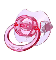 Landofgenie transparent bone-shape pacifier emphasizes a clear, modern look for calm moments.