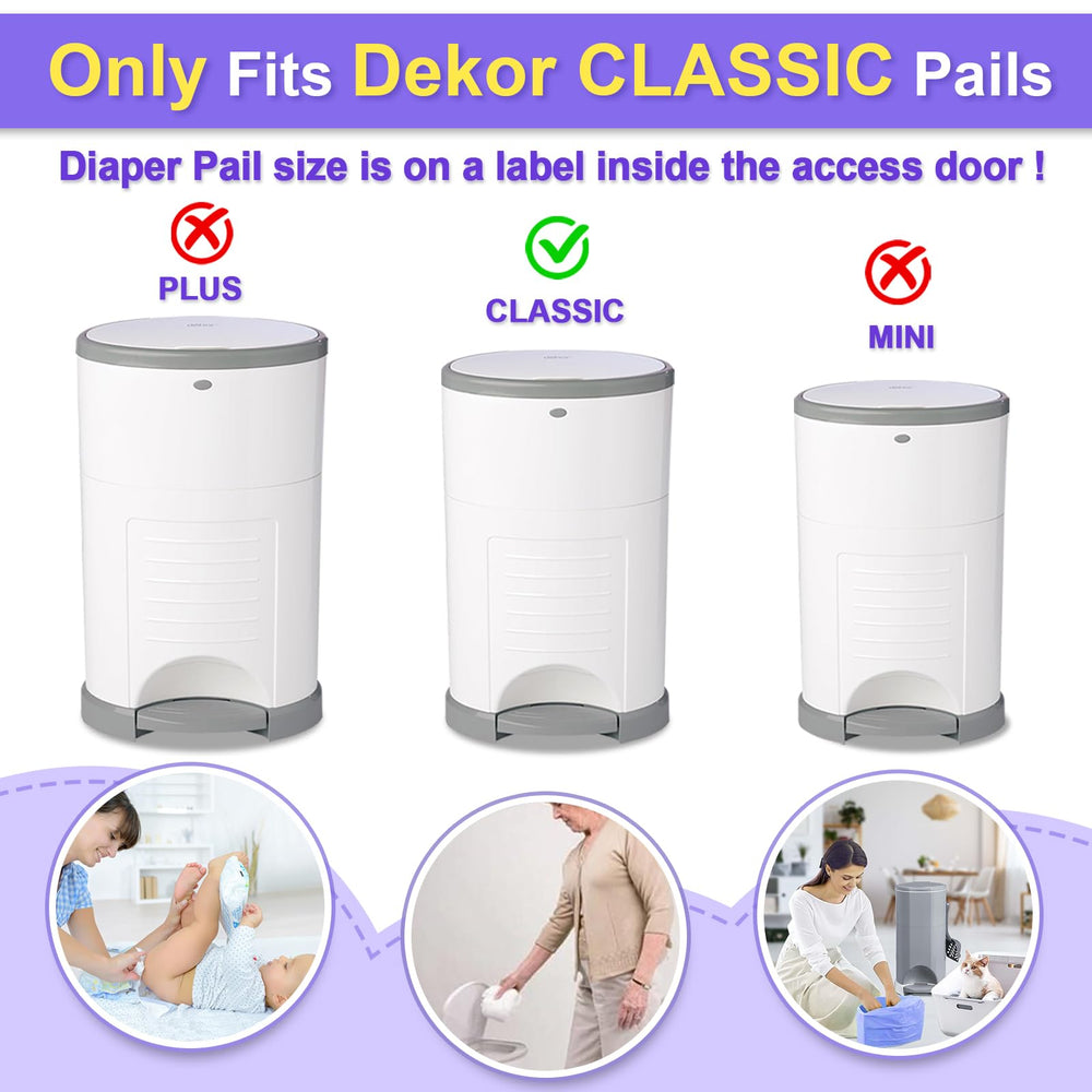 Thickness comparison of Landtaix Dekor Classic refills highlighting leak protection