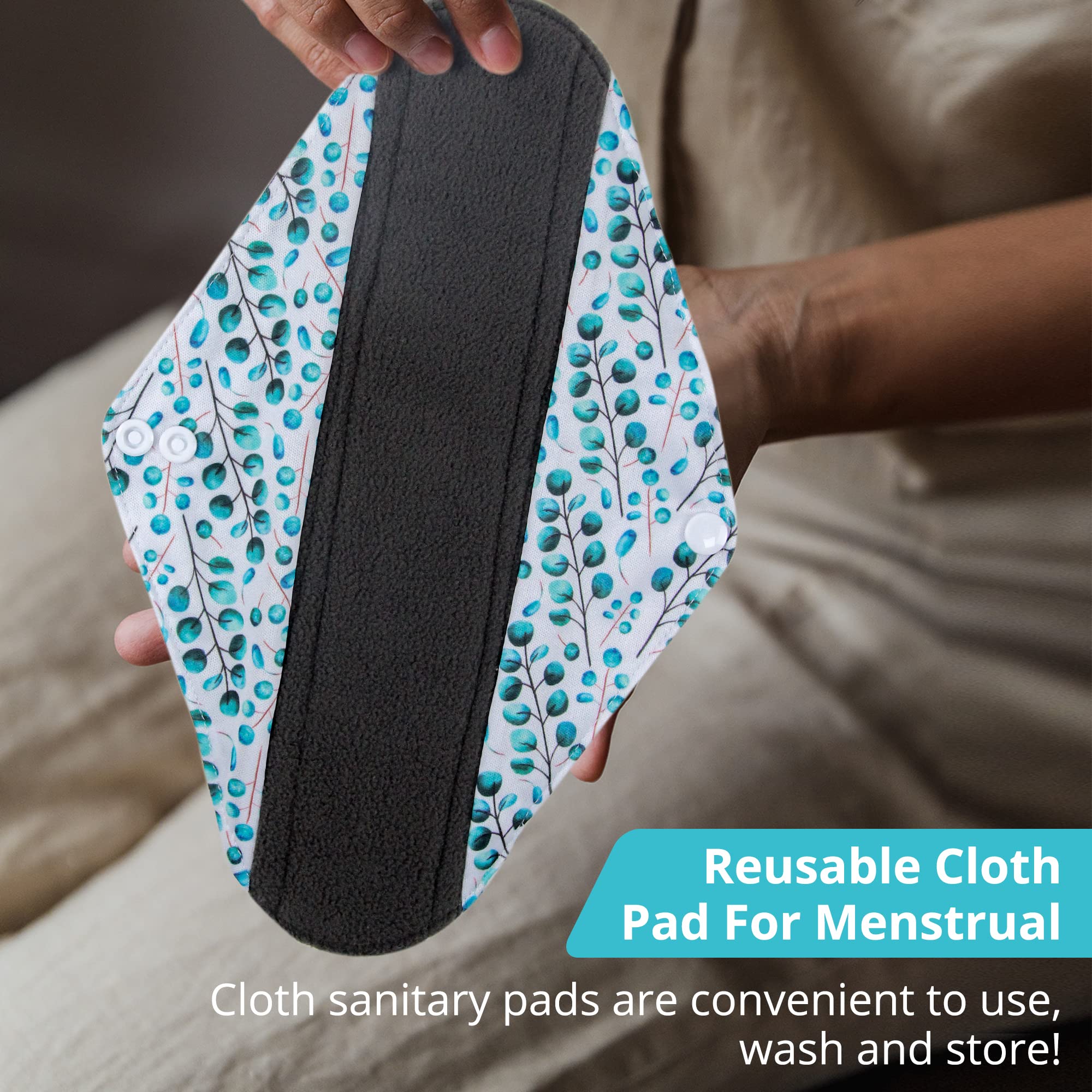Langsprit medium reusable pad in Autumn kit offers reliable protection for moderate flow