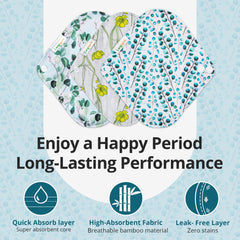 Langsprit small reusable pad in Autumn kit provides comfortable daily protection