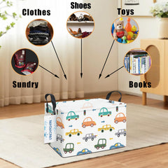 LANGYASHAN storage bin with thick handles for easy carrying