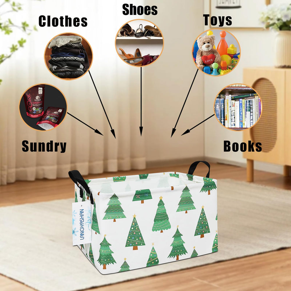 LANGYASHAN craft-supplies bin helps keep crafting corners organized.