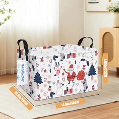 LANGYASHAN foldable toy bin rectangle for space-saving closet organization.