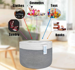 LANGYASHAN large handwoven basket enhances any living space