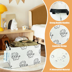 LANGYASHAN laundry bin moisture-resistant, great for towels and small laundry items.