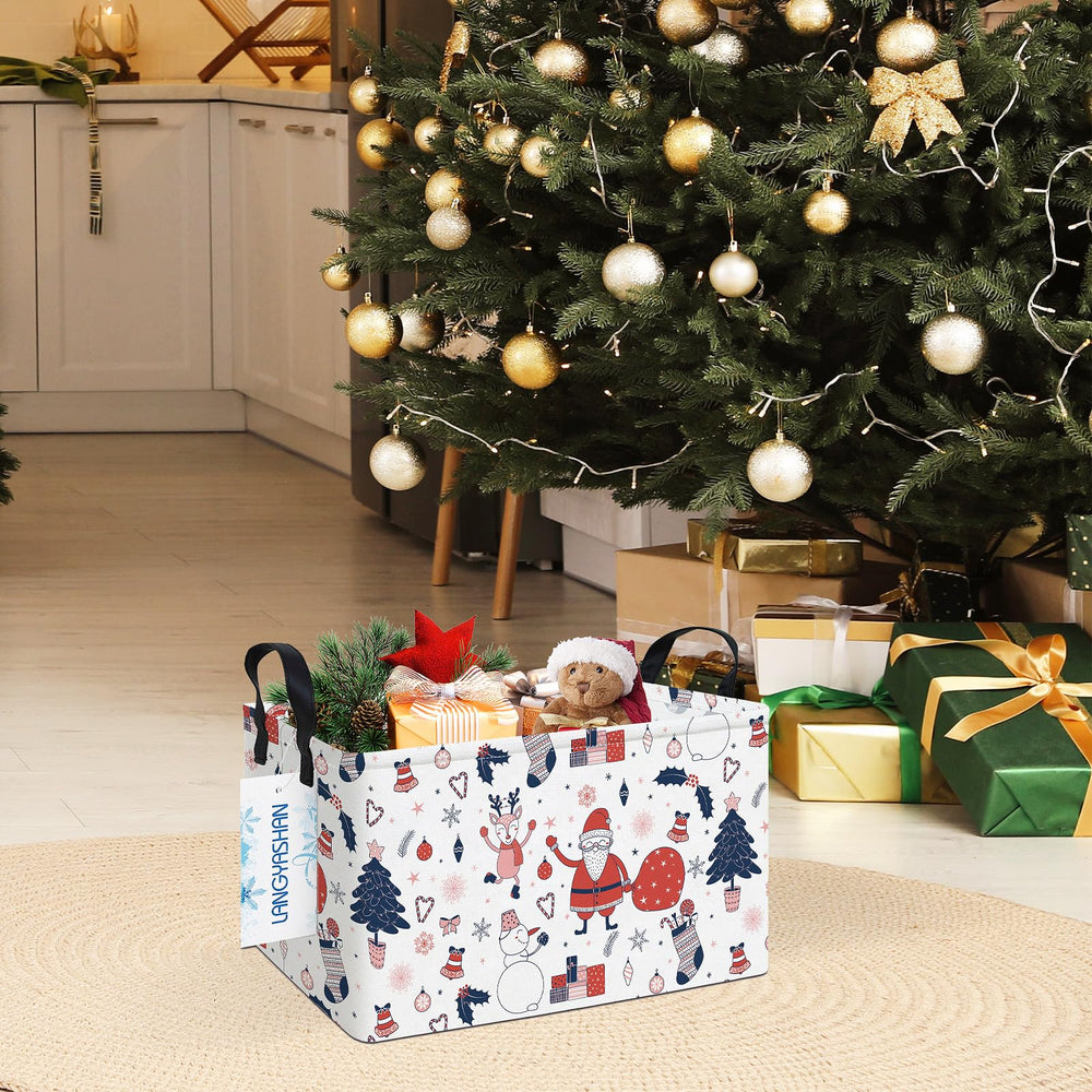 LANGYASHAN nursery storage bin ideal for toys and blankets.