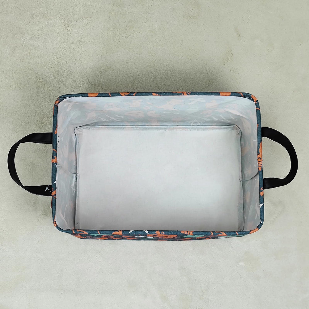 LANGYASHAN Rectangular Halloween Ghost storage bin in kitchen or closet, moisture-resistant lining