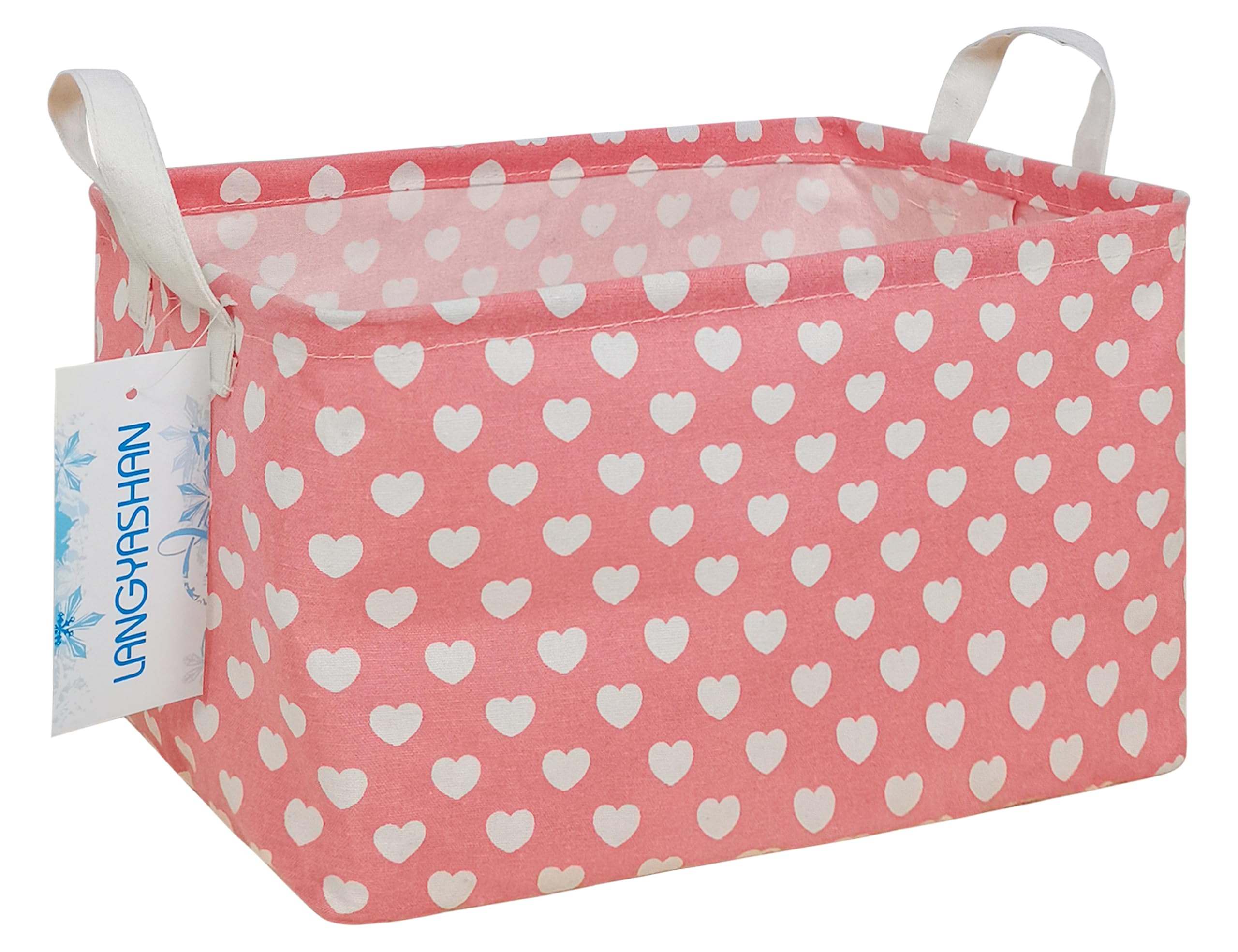 LANGYASHAN rectangular canvas toy-bin for organization.