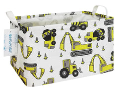 LANGYASHAN rectangular storage bin with handles for easy transport and organization.
