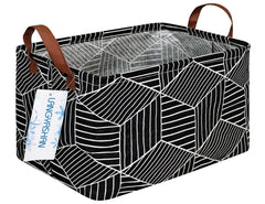 LANGYASHAN rectangular storage bin stands upright with sturdy canvas for tidy spaces.