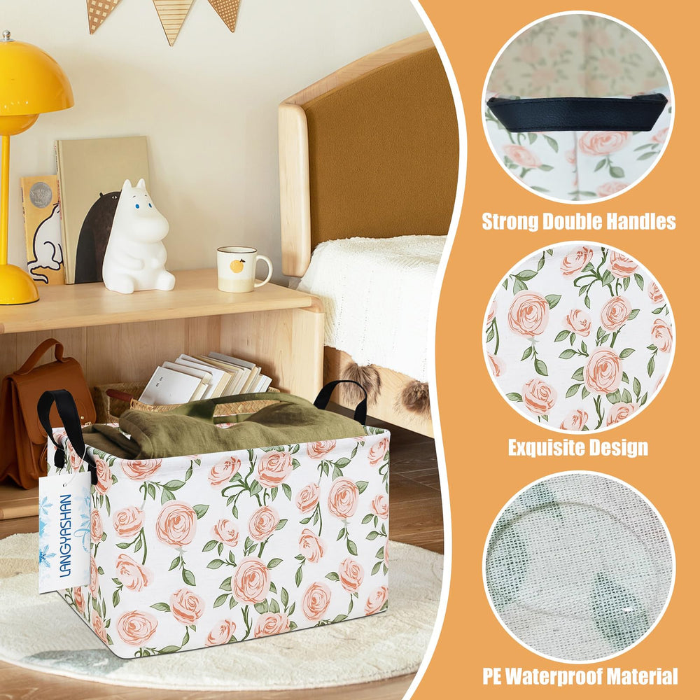 LANGYASHAN rectangular storage bin waterproof interior helps moisture protection