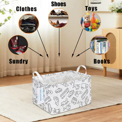 LANGYASHAN toy bin in a child room ready for quick cleanup.