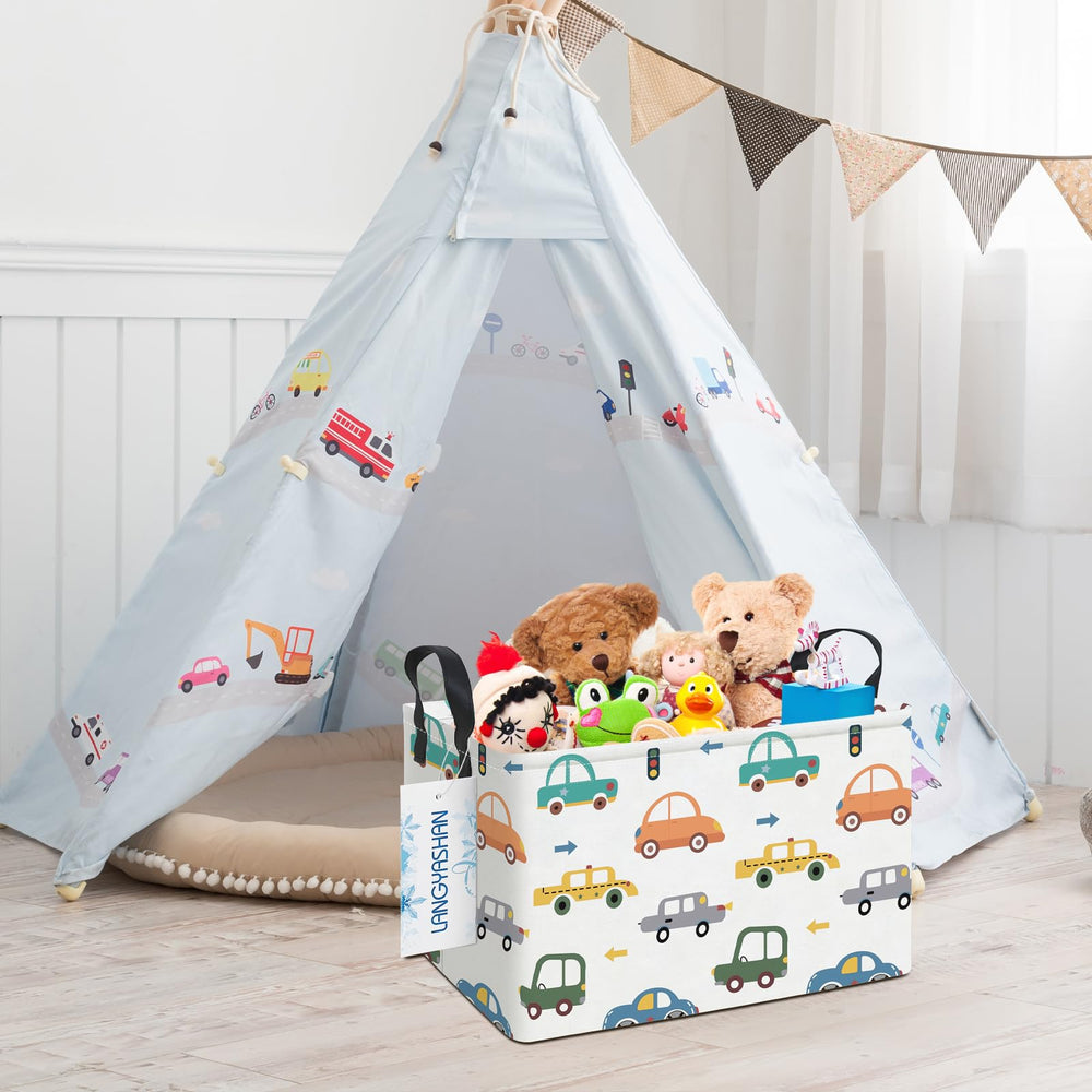 LANGYASHAN toy storage in kids room stays organized and accessible