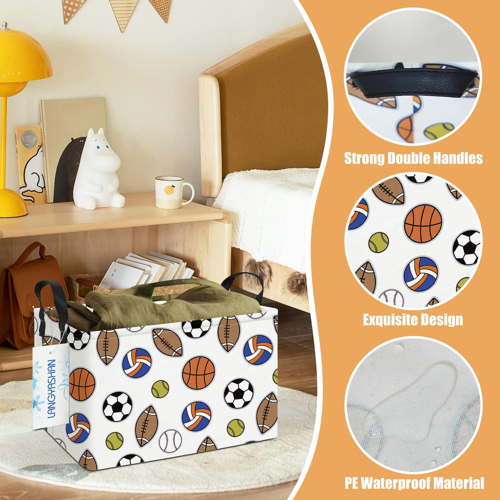 LANGYASHAN waterproof coating storage basket keeps items dry