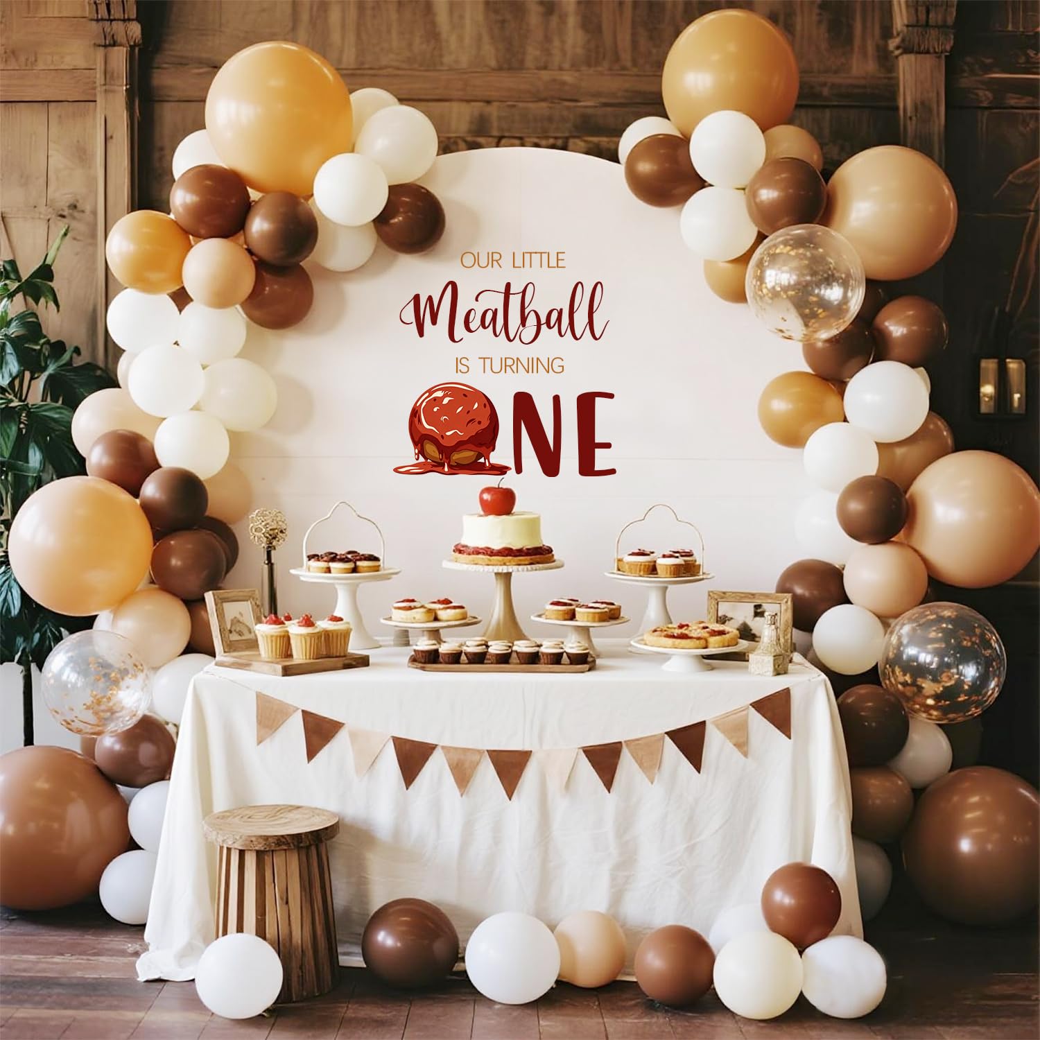 LANKBACK Photobooth backdrop decal helps capture memorable party photos.