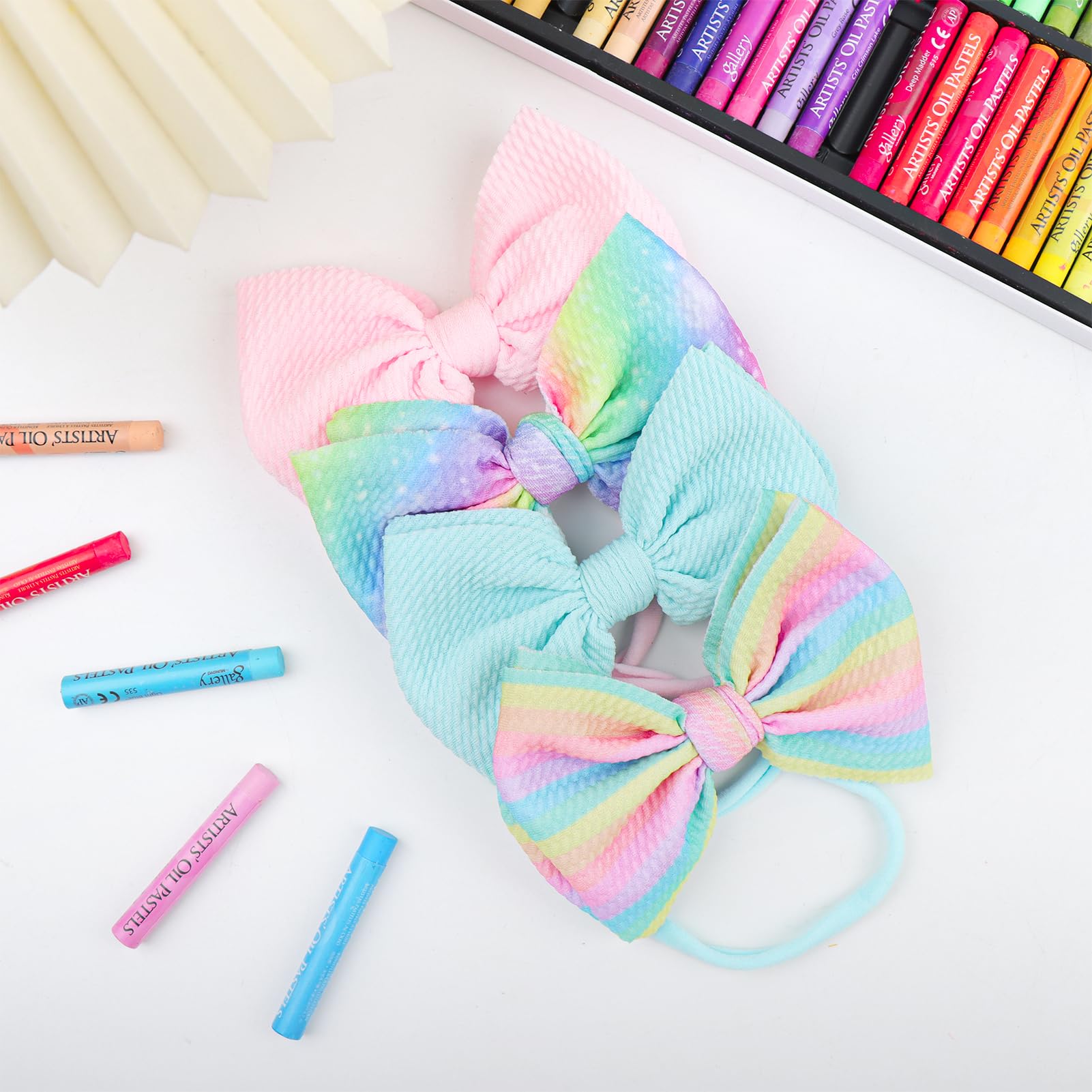 Lanmerry Baby outfit bow pairs with dresses for occasions
