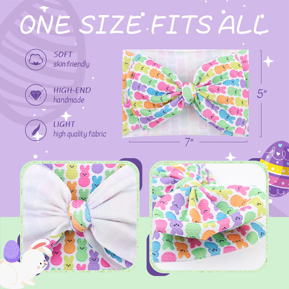 Lanmerry bunny bow paired with a holiday outfit for festive look.