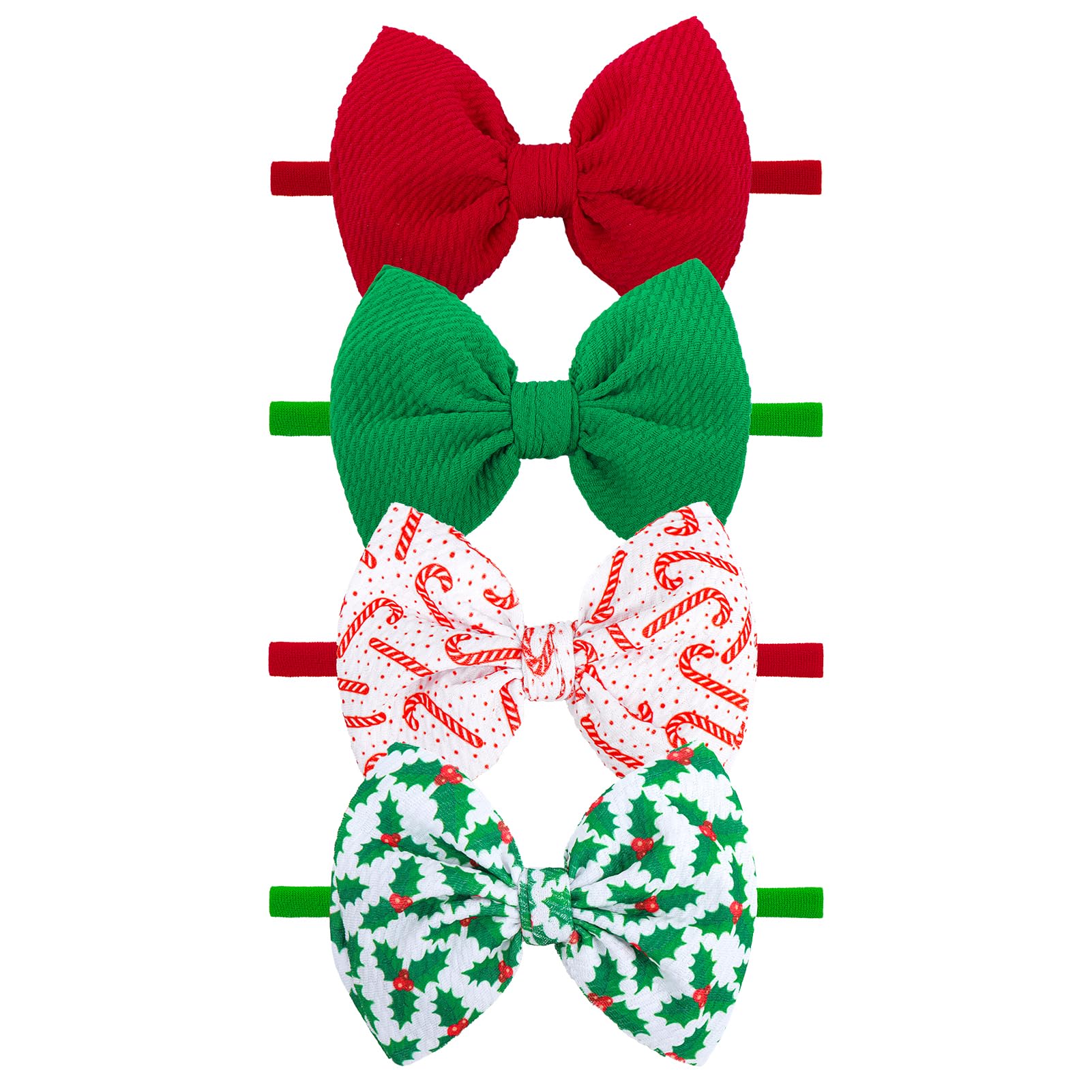 Lanmerry red candy cane headband for festive photos and holiday outfits