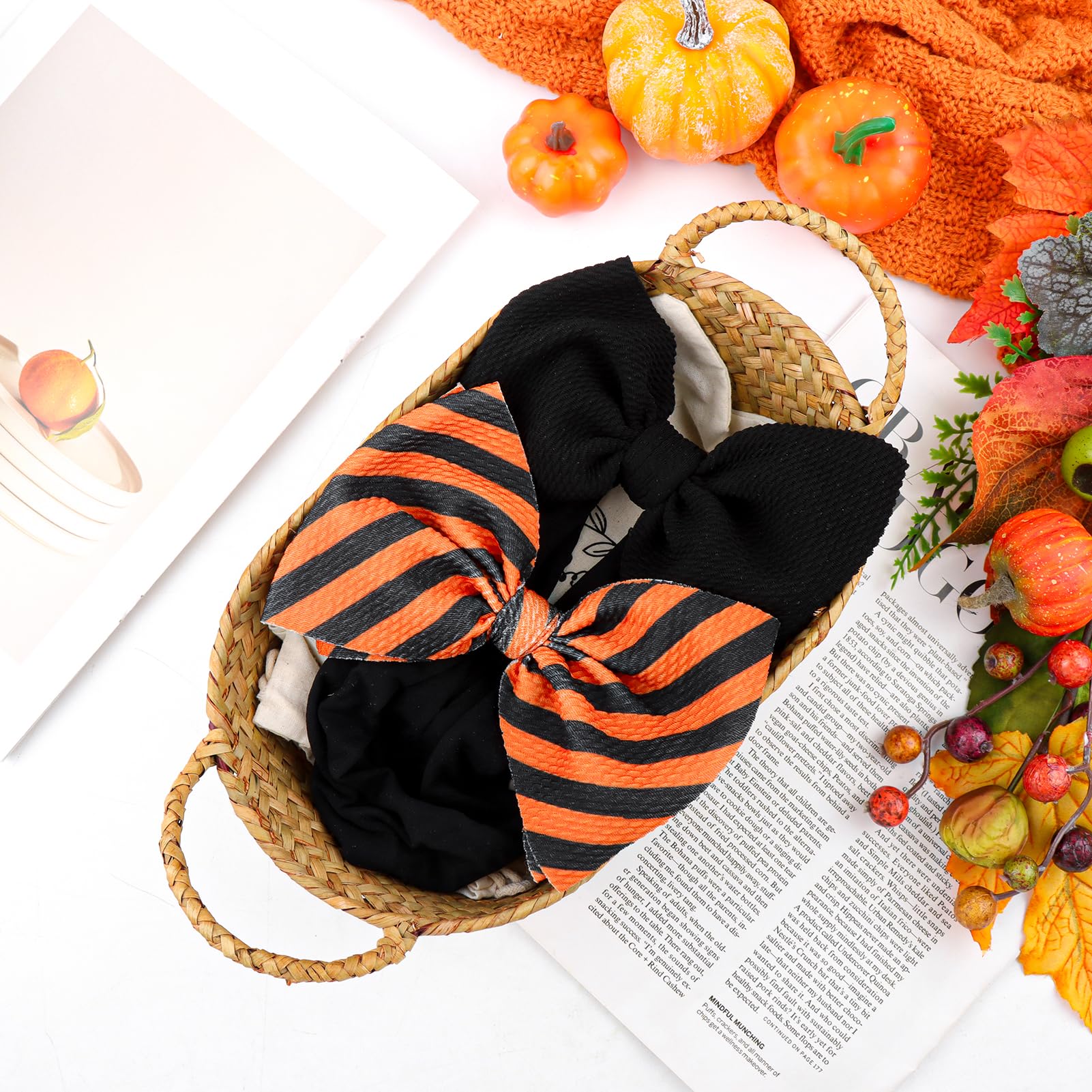 Lanmerry cute bow hairband, ideal for festive photos and holidays