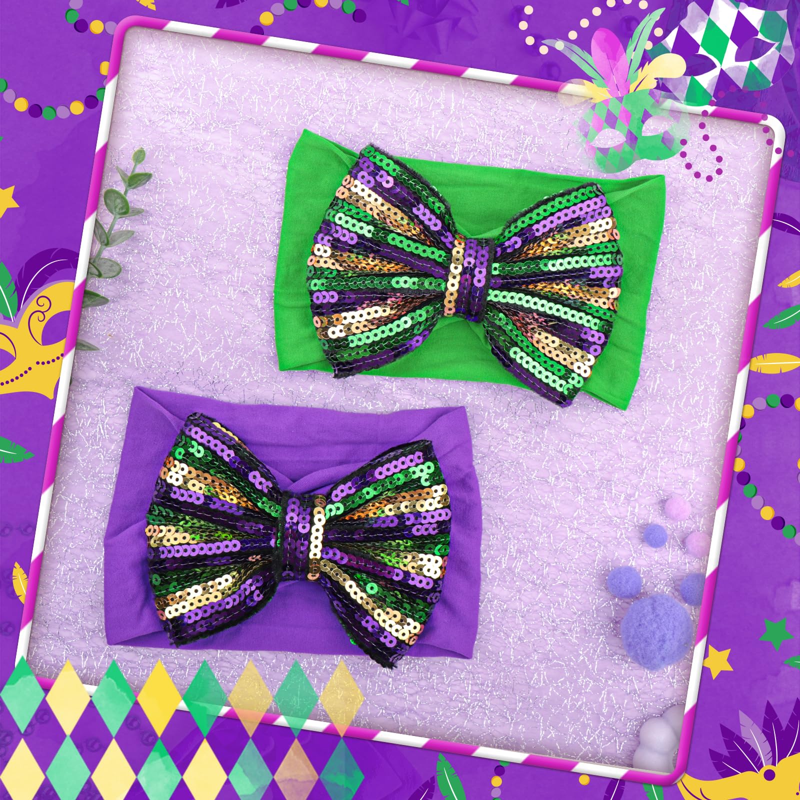 Lanmerry glitter hair bow gold adds festive sparkle to outfits