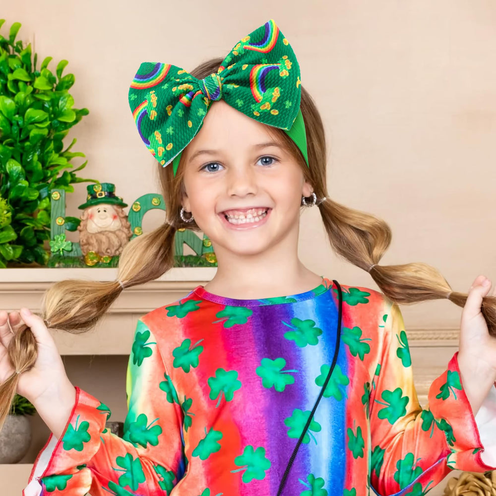 Lanmerry shamrock bow design stays comfortable on delicate baby skin during long wear.