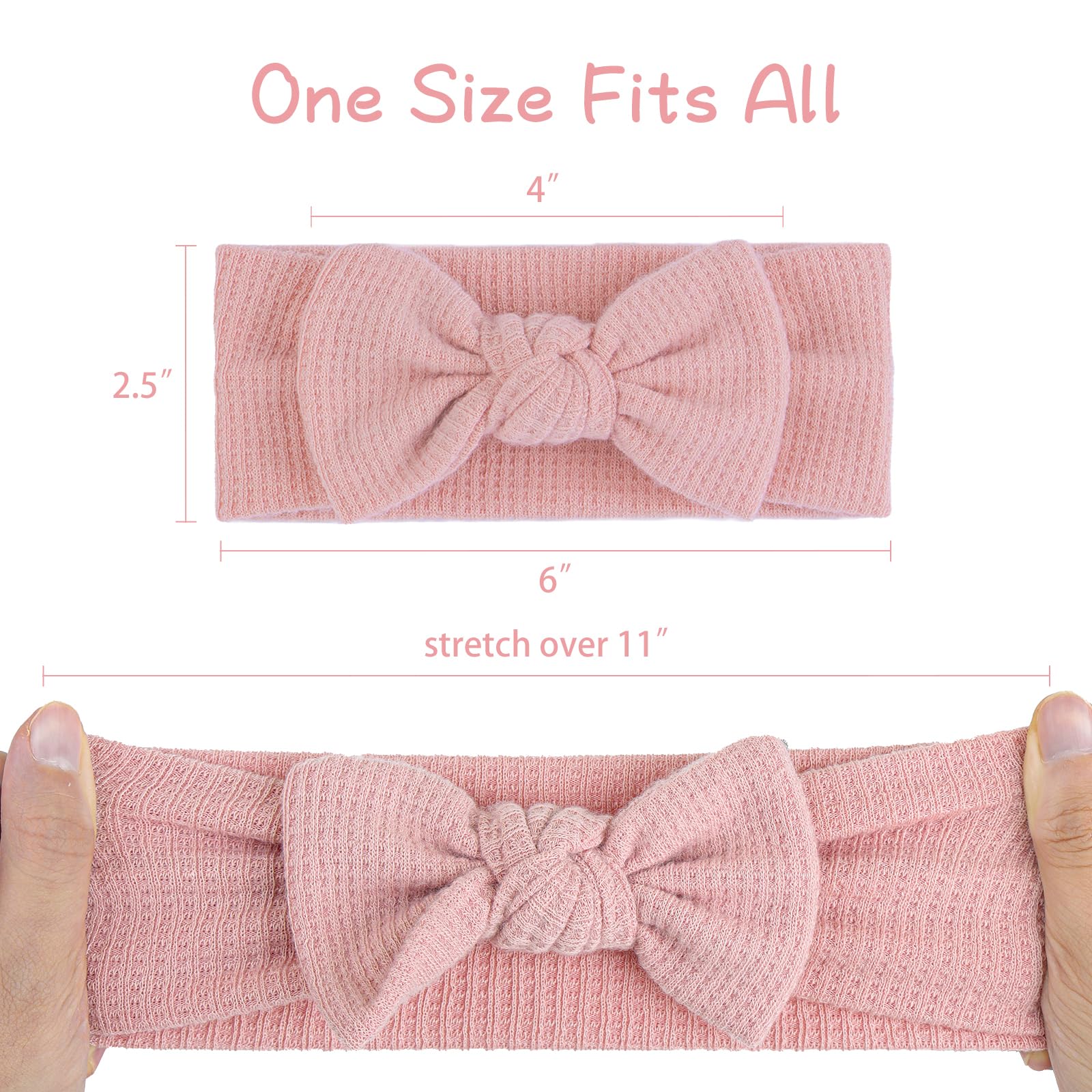 Lanmerry hairband bows dark khaki, side view, breathable fabric for soft, stretchable fit