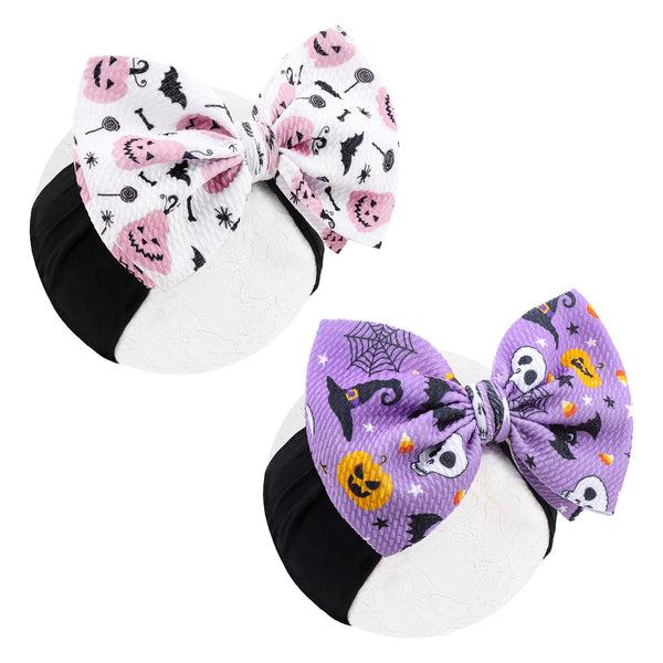 Lanmerry ghost headband for newborns with soft nylon for gentle skin