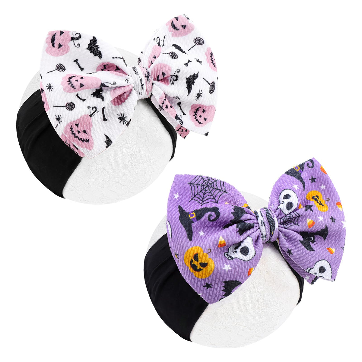 Lanmerry ghost headband for newborns with soft nylon for gentle skin