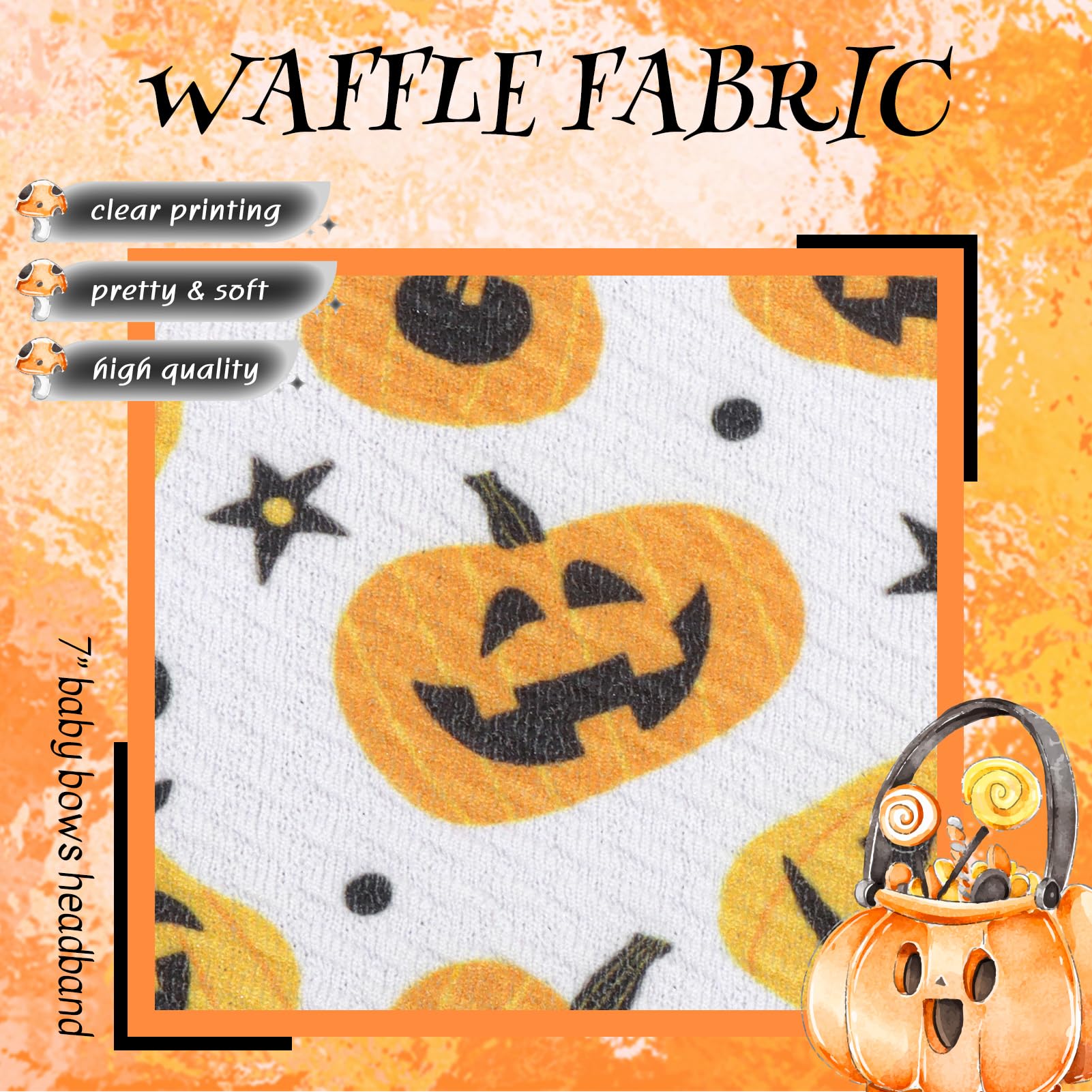 Lanmerry pack of 3 Halloween bows for versatile baby dress-up