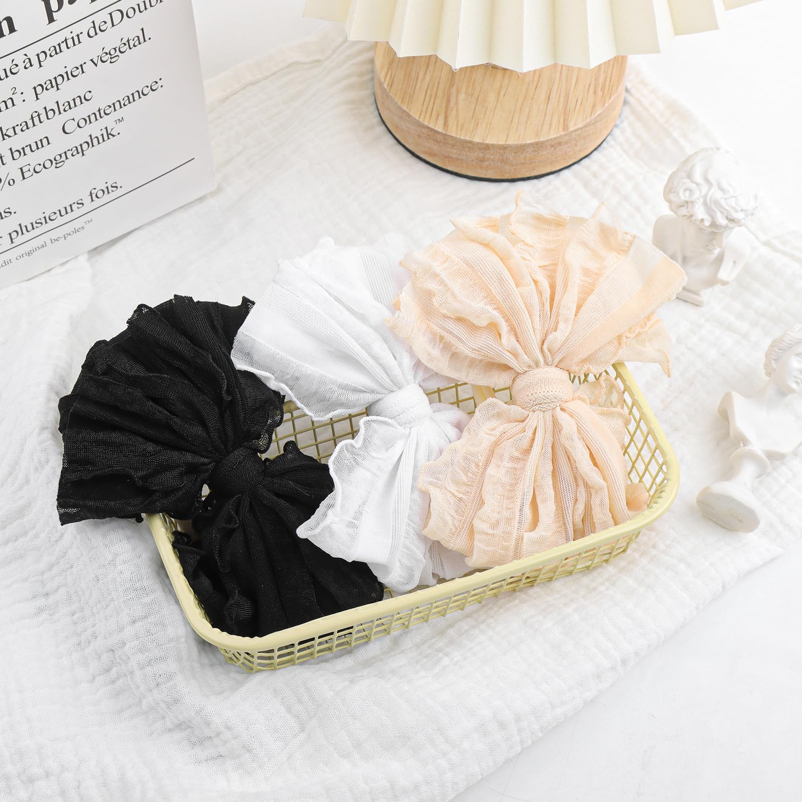 Lanmerry headband worn outdoors for photos or playtime.
