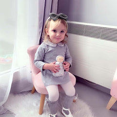 Lanmerry knotted bow headband styling for newborns and toddlers.